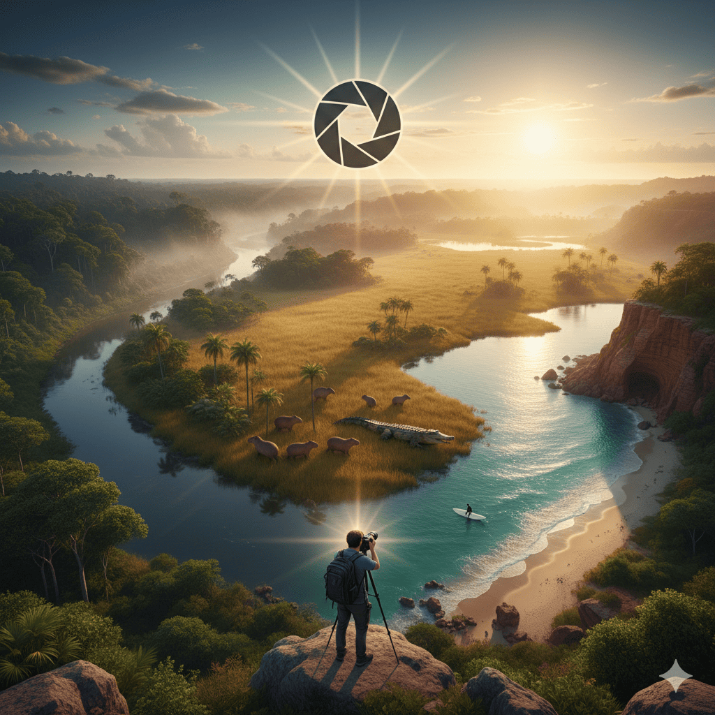 Usando iluminação natural para fotografia no Brasil