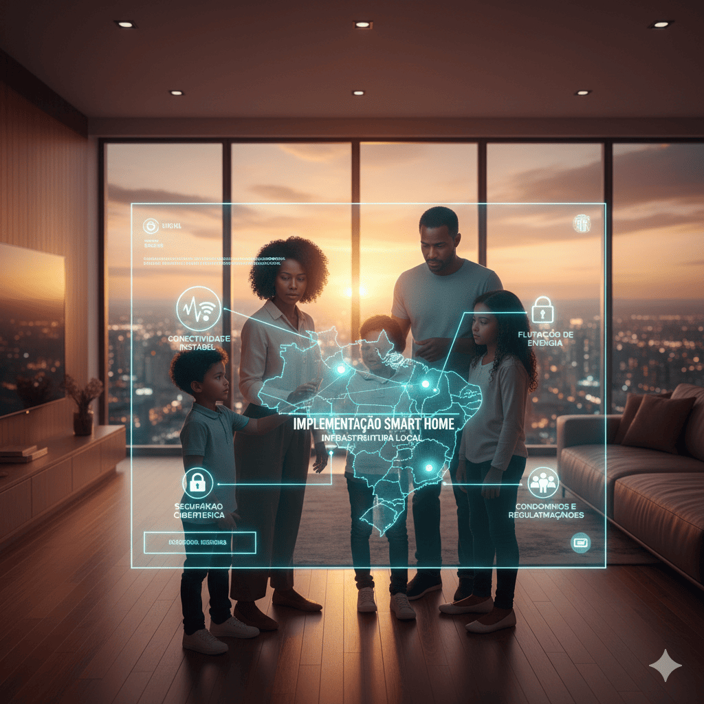 Considerações de implementação para casas inteligentes no Brasil