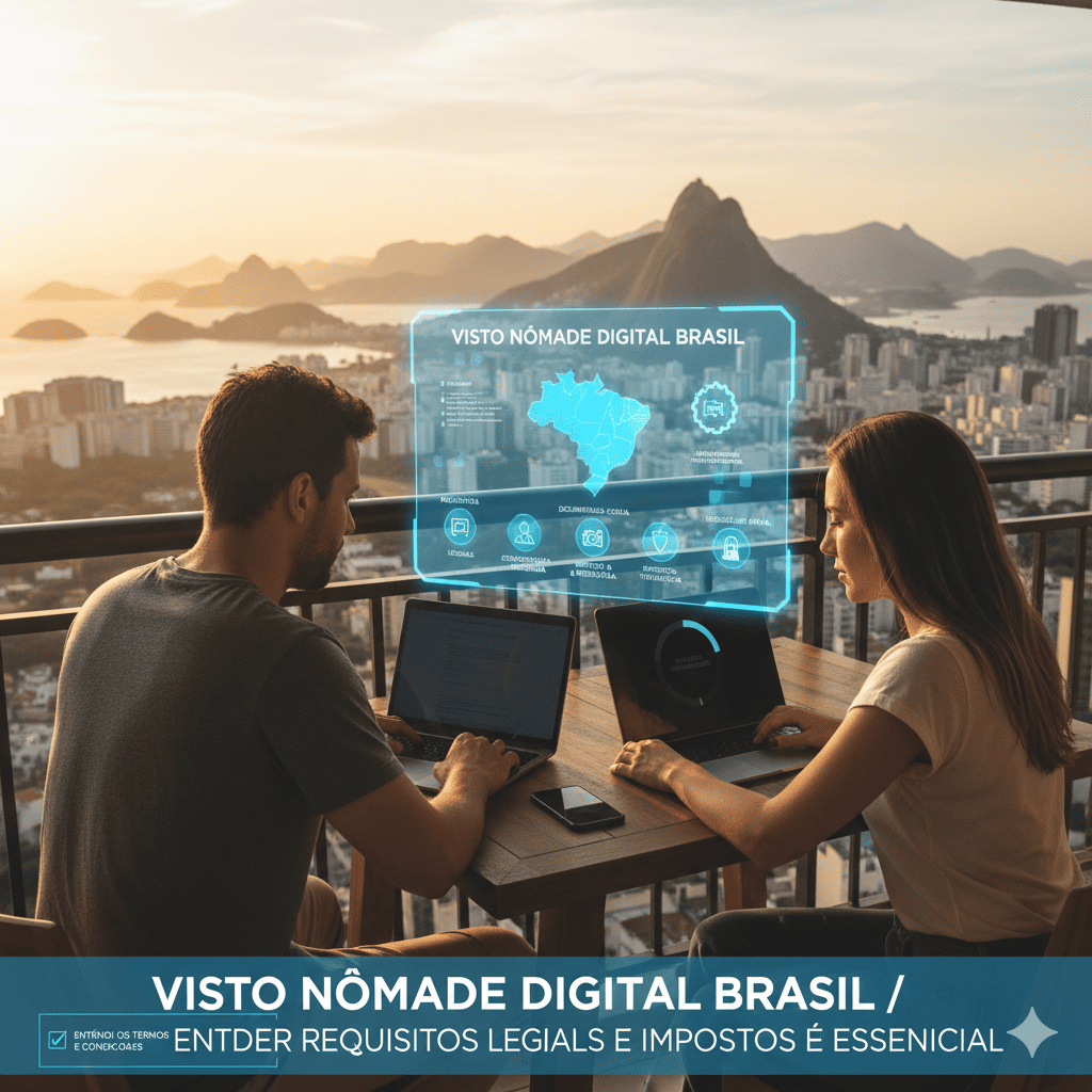 Considerações legais e de visto para nômades digitais no Brasil